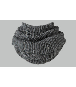 Grey col scarf Candice col dark heather